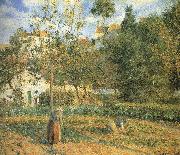 Camille Pissarro Pang plans Schwarz garden painting